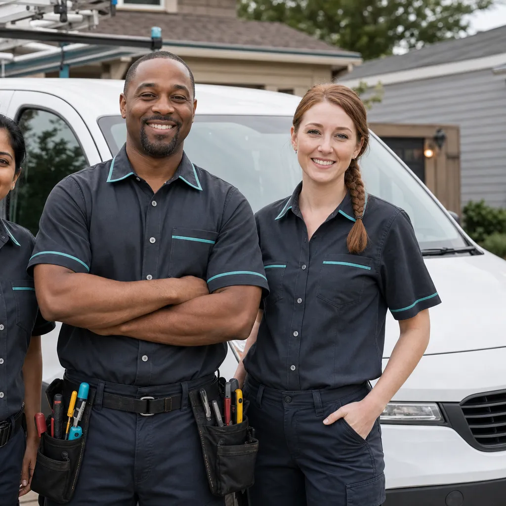 Two Lane Pro Wire LLC technicians reviewing a job together